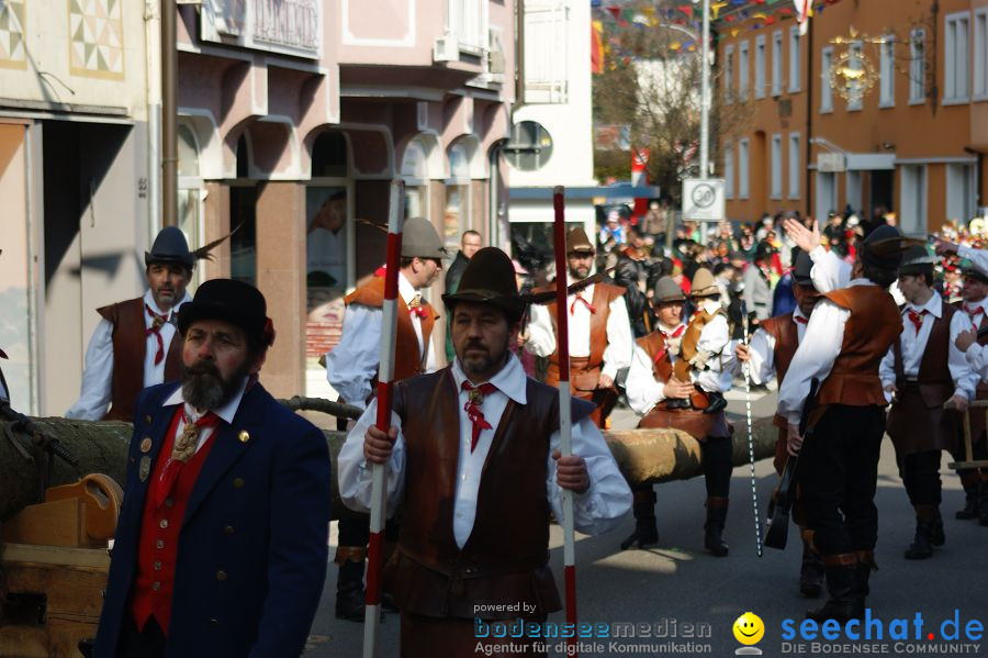 Narrenbaumstellen: Stockach am Bodensee, 03.03.2011