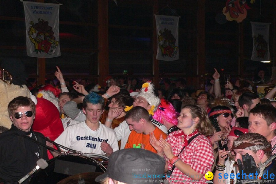 Stierball 2011 mit CRASH und YETIS: Wahlwies am Bodensee, 04.03.2011