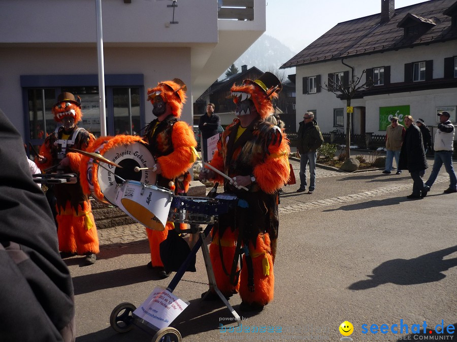 Faschingsball und Umzug: Oberstdorf bei Ravensburg, 06.03.2011