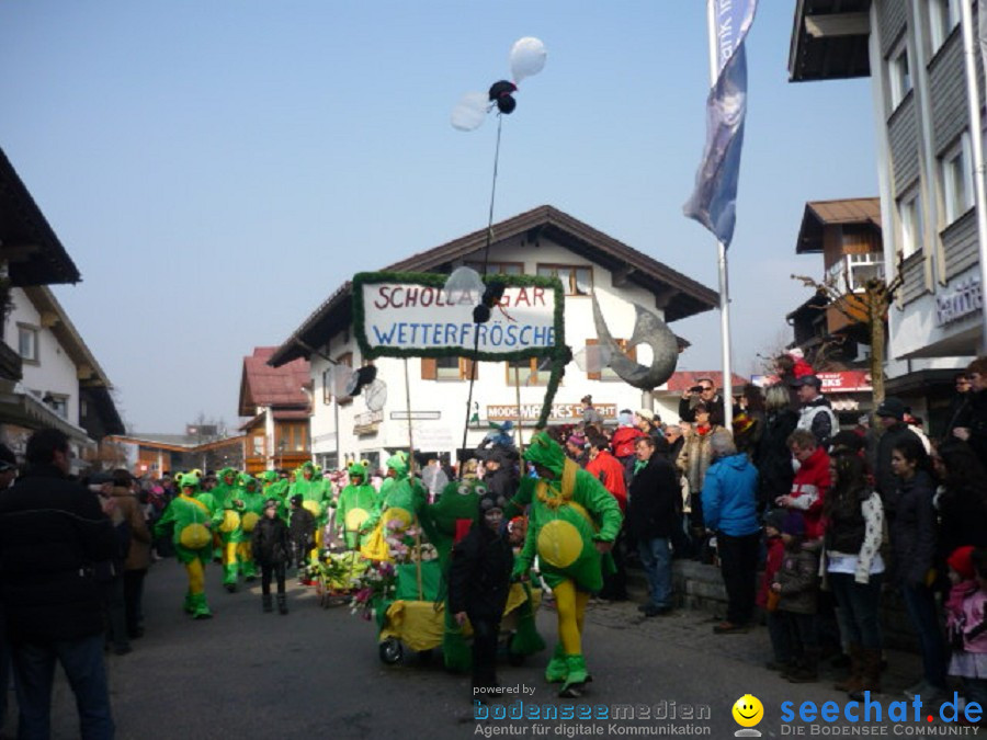 Faschingsball und Umzug: Oberstdorf bei Ravensburg, 06.03.2011