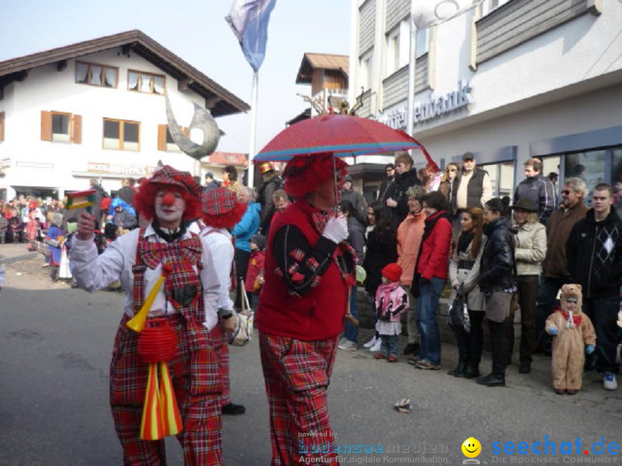 Faschingsball und Umzug: Oberstdorf bei Ravensburg, 06.03.2011