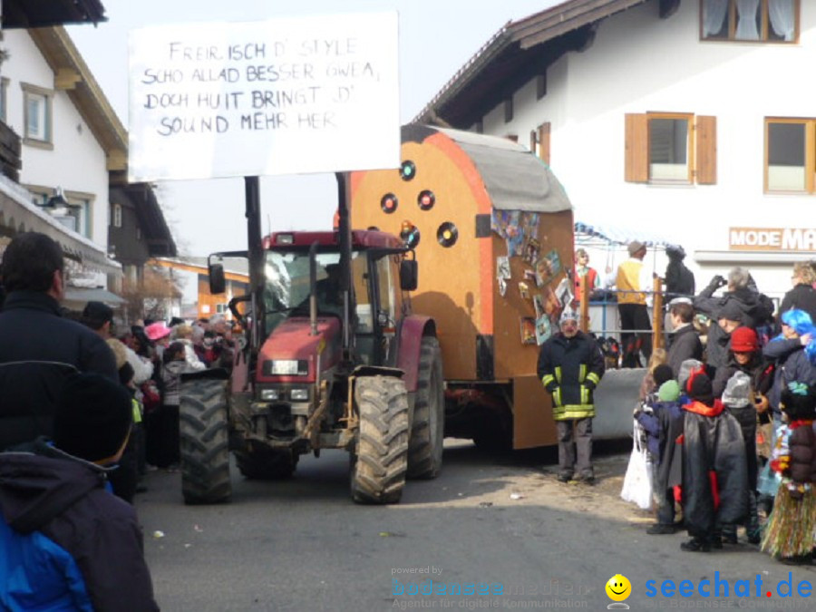 Faschingsball und Umzug: Oberstdorf bei Ravensburg, 06.03.2011