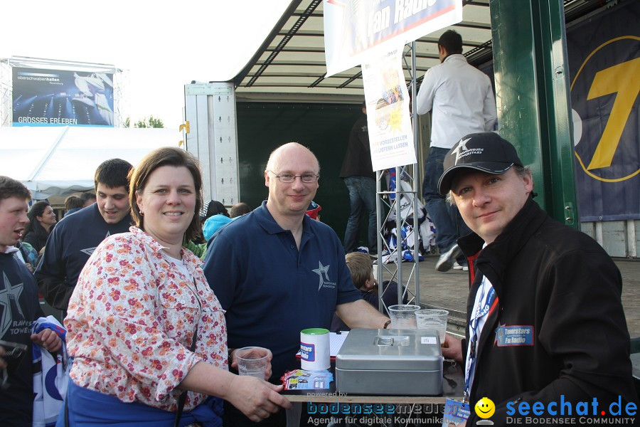 Meisterfeier Eishockey: Ravensburg Towerstars: Ravensburg, 29.04.2011